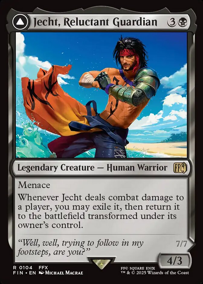 Jecht, Reluctant Guardian // Braska's Final Aeon 104 (FINAL FANTASY)  | Good Games Adelaide SA