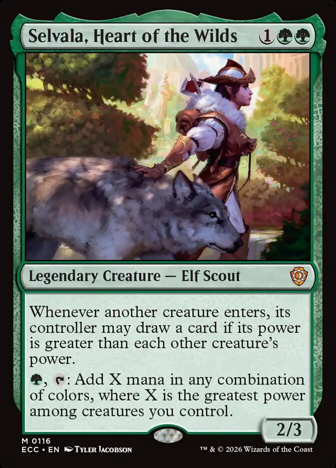 Selvala, Heart of the Wilds 116 (Commander: Lorwyn Eclipsed)  | Good Games Adelaide SA