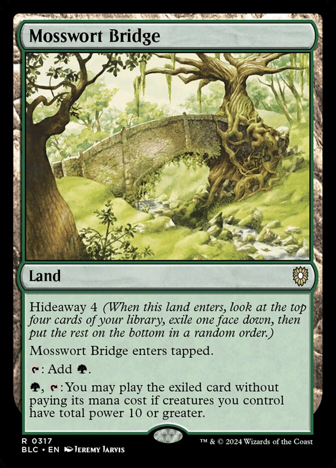 Mosswort Bridge 317 (Commander: Bloomburrow)  | Good Games Adelaide SA