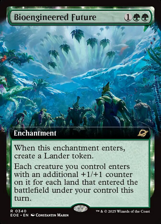 Bioengineered Future Extended Art 340/276 (Edge of Eternities)  - Extended Art | Good Games Adelaide SA