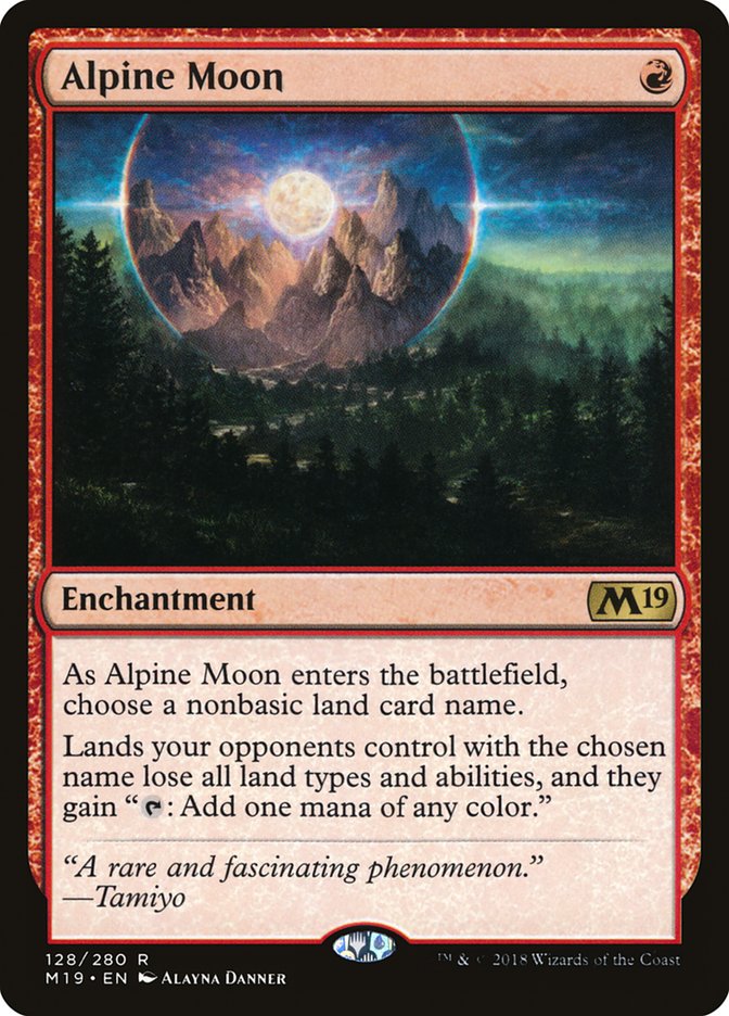 Alpine Moon 128 (Core Set 2019)  - Foil | Good Games Adelaide SA