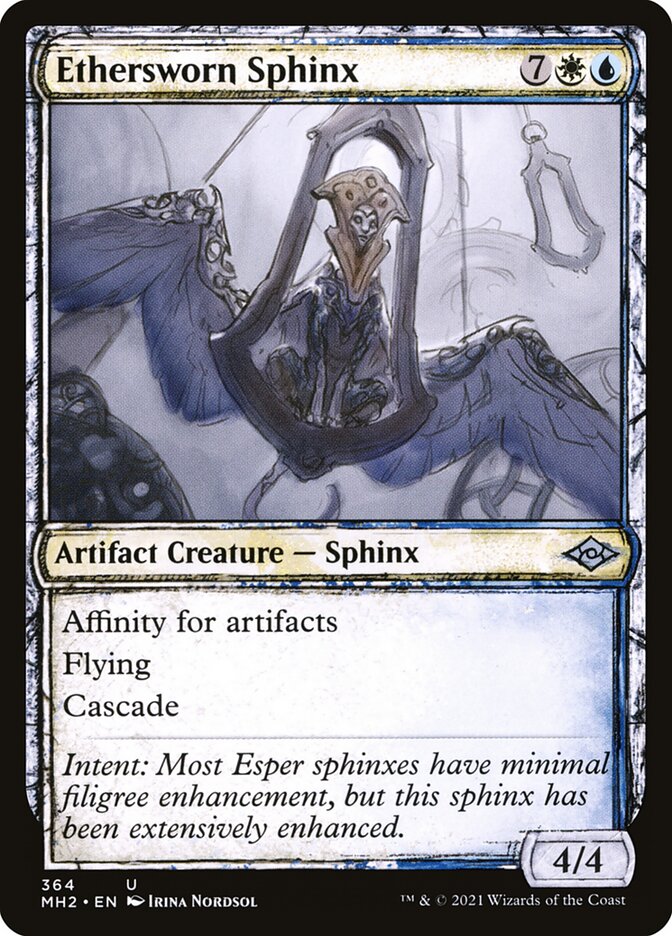 Ethersworn Sphinx Showcase 364 (Modern Horizons 2)  - Foil | Good Games Adelaide SA