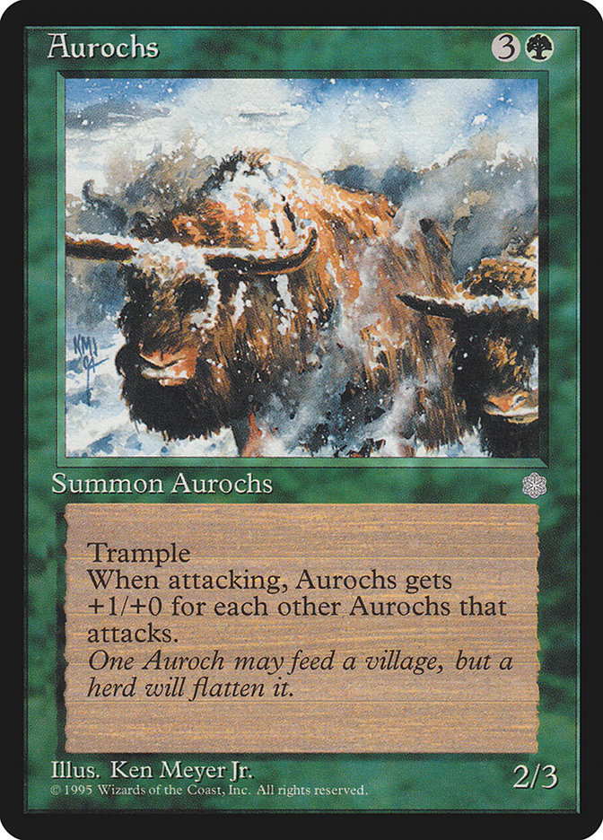 Aurochs  (Ice Age)  | Good Games Adelaide SA