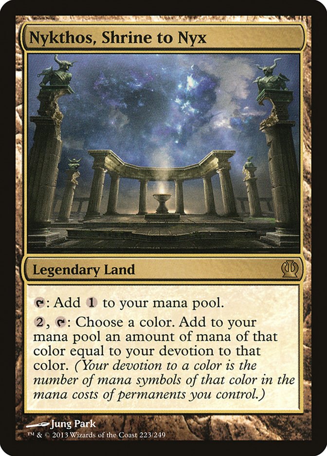 Nykthos, Shrine to Nyx 223 (Theros)  - Foil | Good Games Adelaide SA