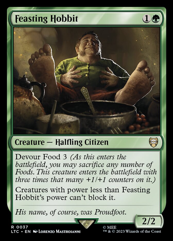 Feasting Hobbit 37 (Commander: The Lord of the Rings: Tales of Middle-earth)  | Good Games Adelaide SA
