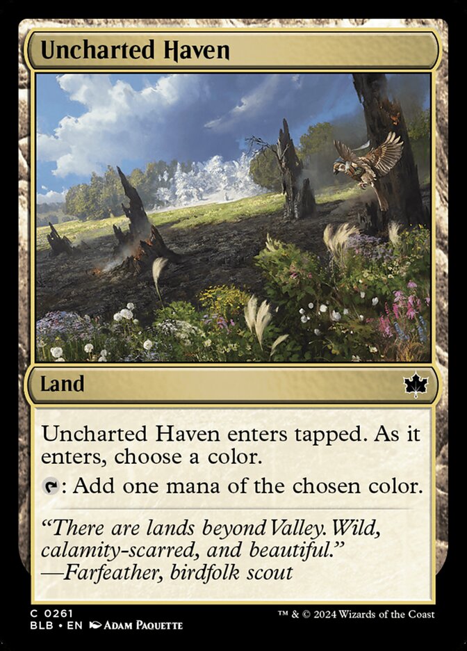 Uncharted Haven 261 (Bloomburrow)  - Foil | Good Games Adelaide SA