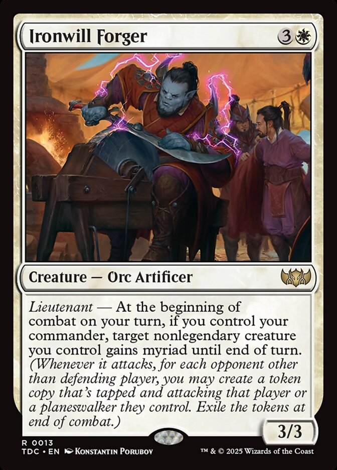 Ironwill Forger 13 (Commander: Tarkir: Dragonstorm)  | Good Games Adelaide SA