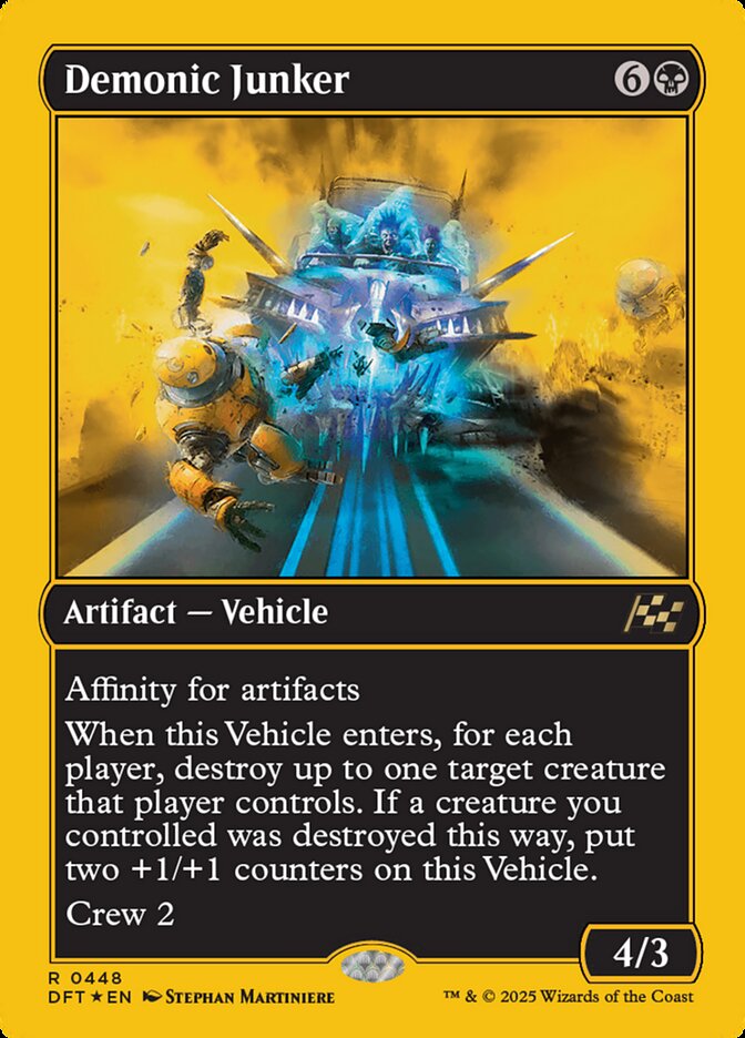 Demonic Junker 448 (Aetherdrift)  - Foil | Good Games Adelaide SA