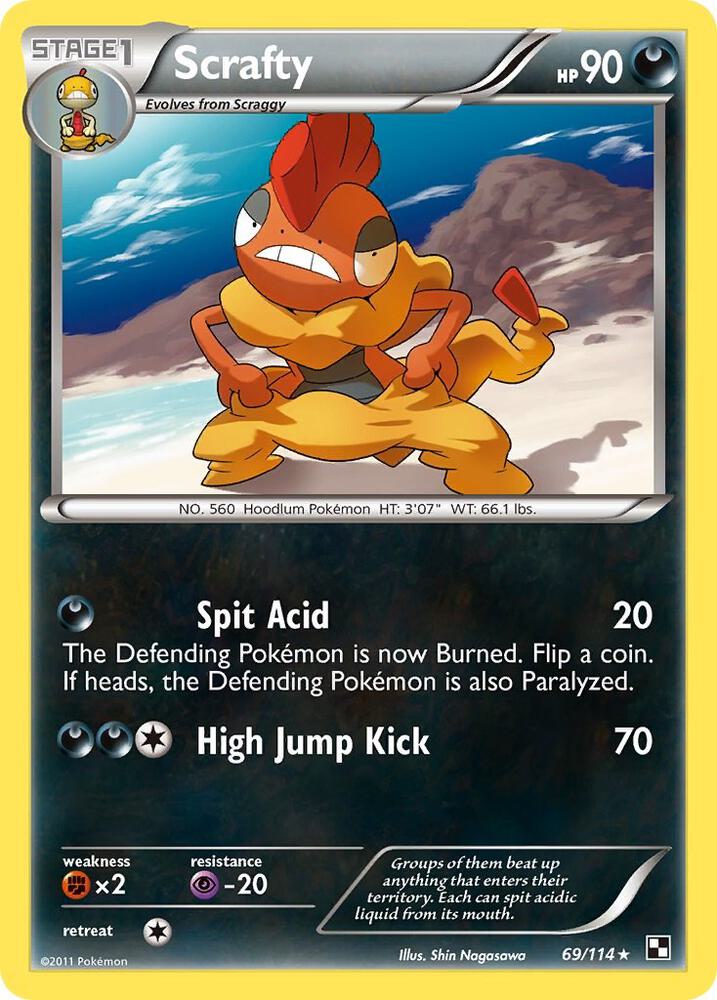 Scrafty 69/114 (Black and White)  | Good Games Adelaide SA