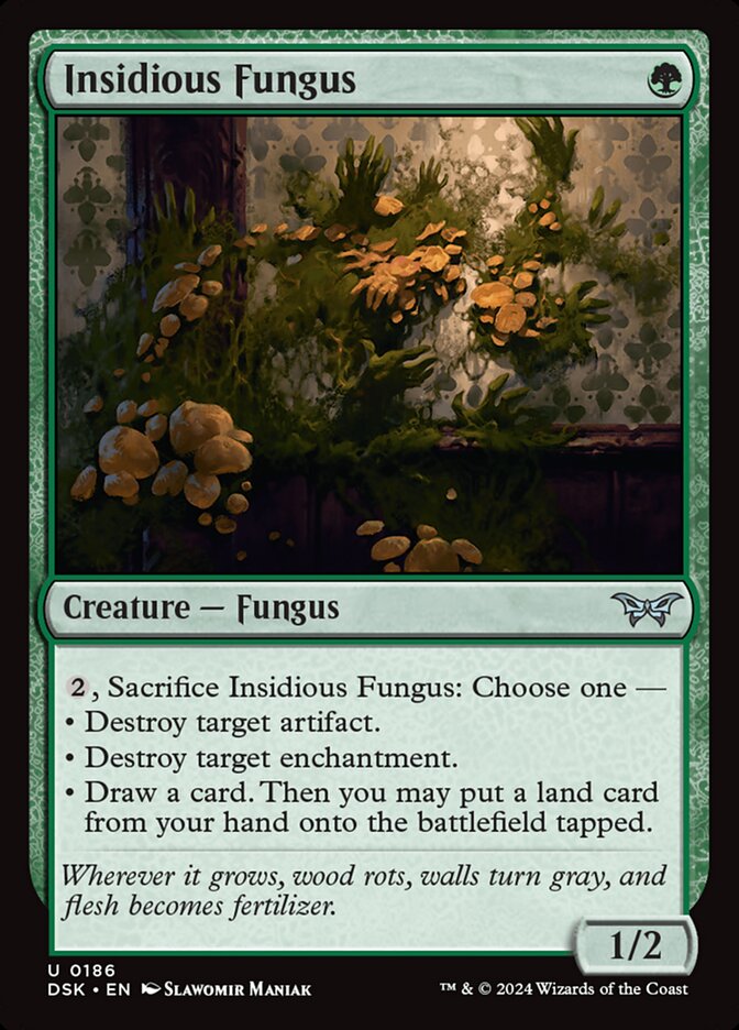 Insidious Fungus 186 (Duskmourn: House of Horror)  - Foil | Good Games Adelaide SA