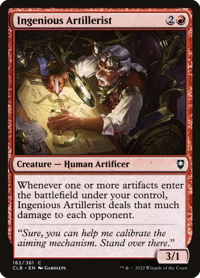 Ingenious Artillerist 182 (Commander Legends: Battle for Baldur's Gate)  | Good Games Adelaide SA