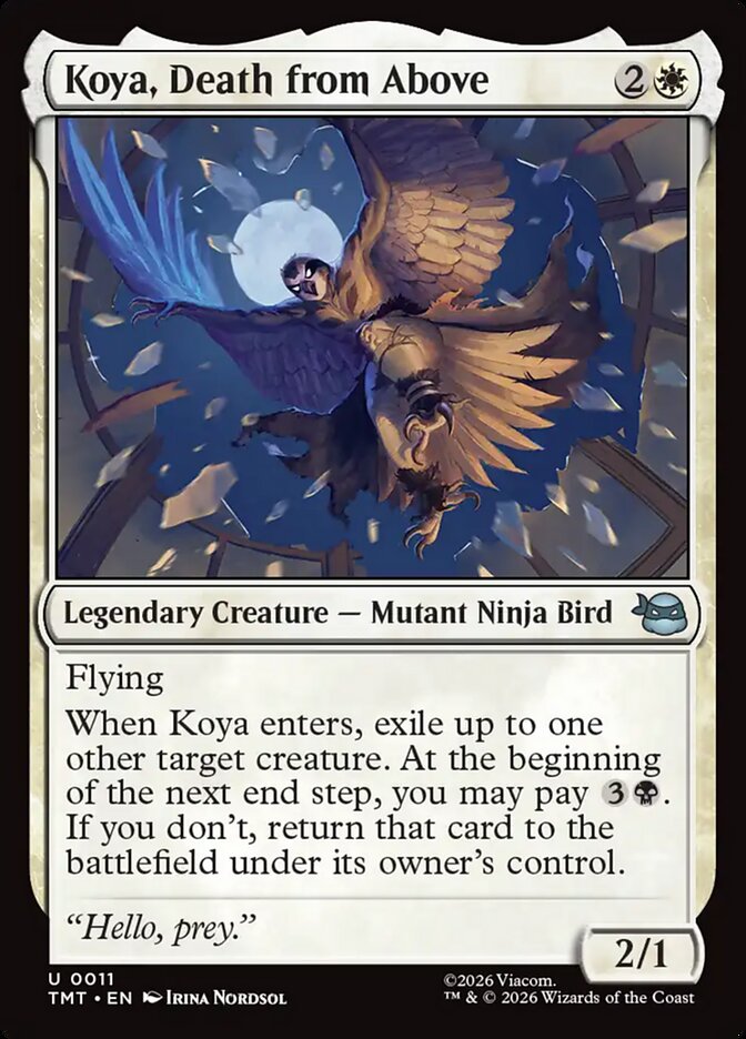Koya, Death from Above 11 (Teenage Mutant Ninja Turtles)  - Foil | Good Games Adelaide SA