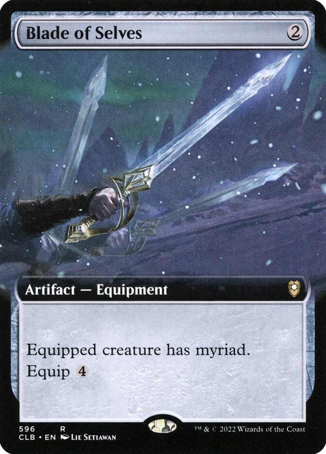 Blade of Selves Extended Art 596 (Commander Legends: Battle for Baldur's Gate)  | Good Games Adelaide SA