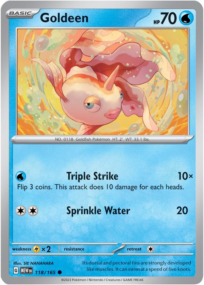 Goldeen 118/165 (SV: Scarlet & Violet 151)  | Good Games Adelaide SA