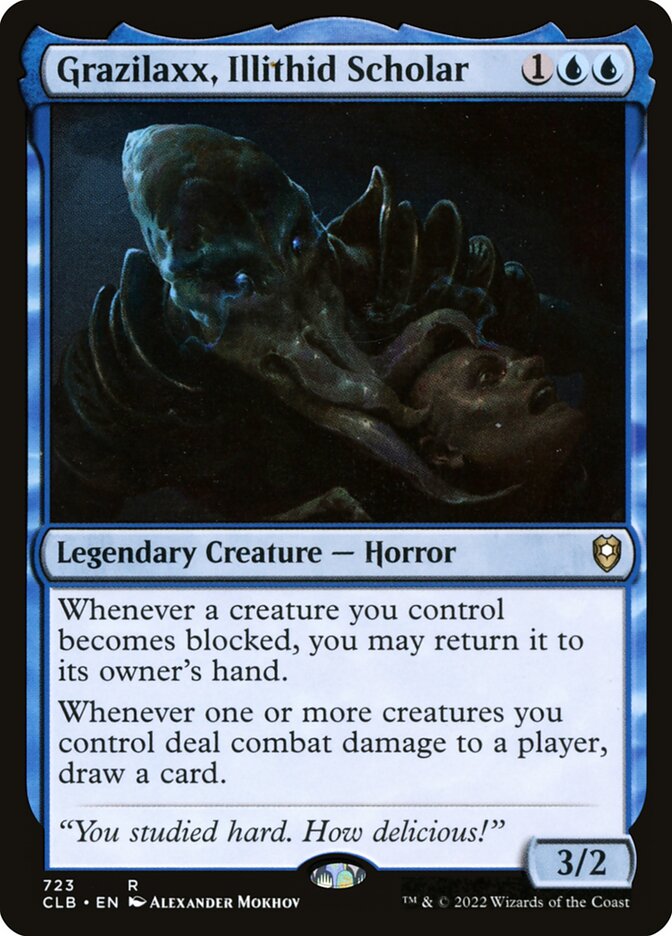 Grazilaxx, Illithid Scholar 723 (Commander Legends: Battle for Baldur's Gate)  | Good Games Adelaide SA