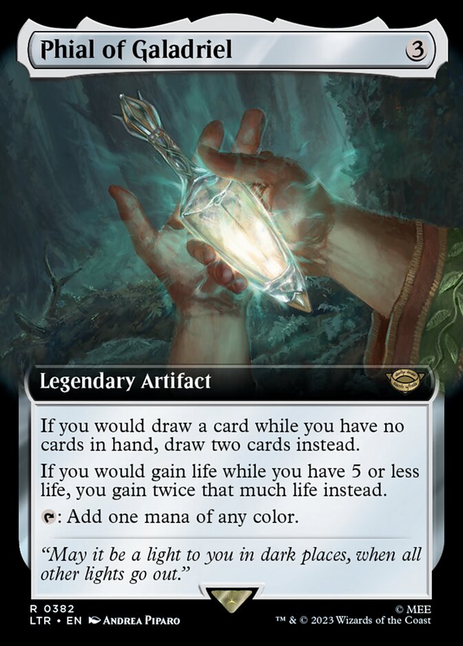 Phial of Galadriel 382 (Universes Beyond: The Lord of the Rings: Tales of Middle-earth)  - Extended Art | Good Games Adelaide SA