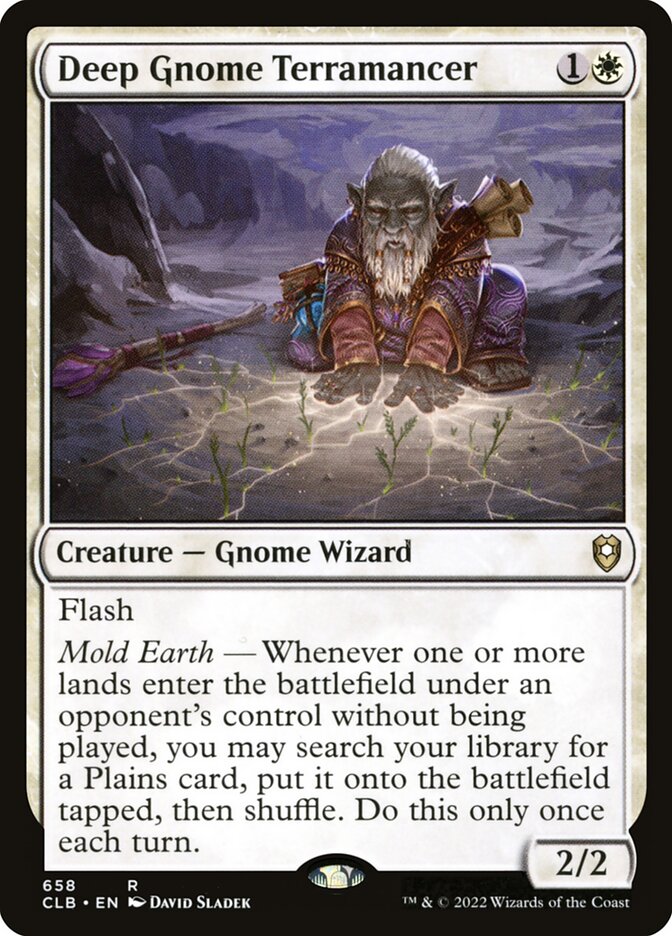 Deep Gnome Terramancer 658 (Commander Legends: Battle for Baldur's Gate)  | Good Games Adelaide SA