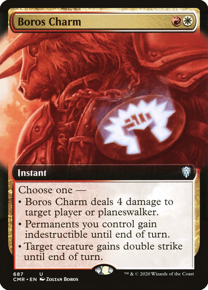 Boros Charm 687 (Commander Legends)  - Extended Art Foil | Good Games Adelaide SA