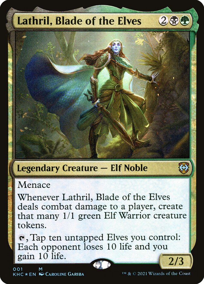 Lathril, Blade of the Elves 1 (Commander: Kaldheim)  | Good Games Adelaide SA