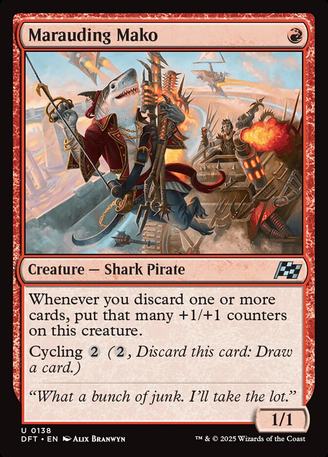 Marauding Mako 138 (Aetherdrift)  - Foil | Good Games Adelaide SA