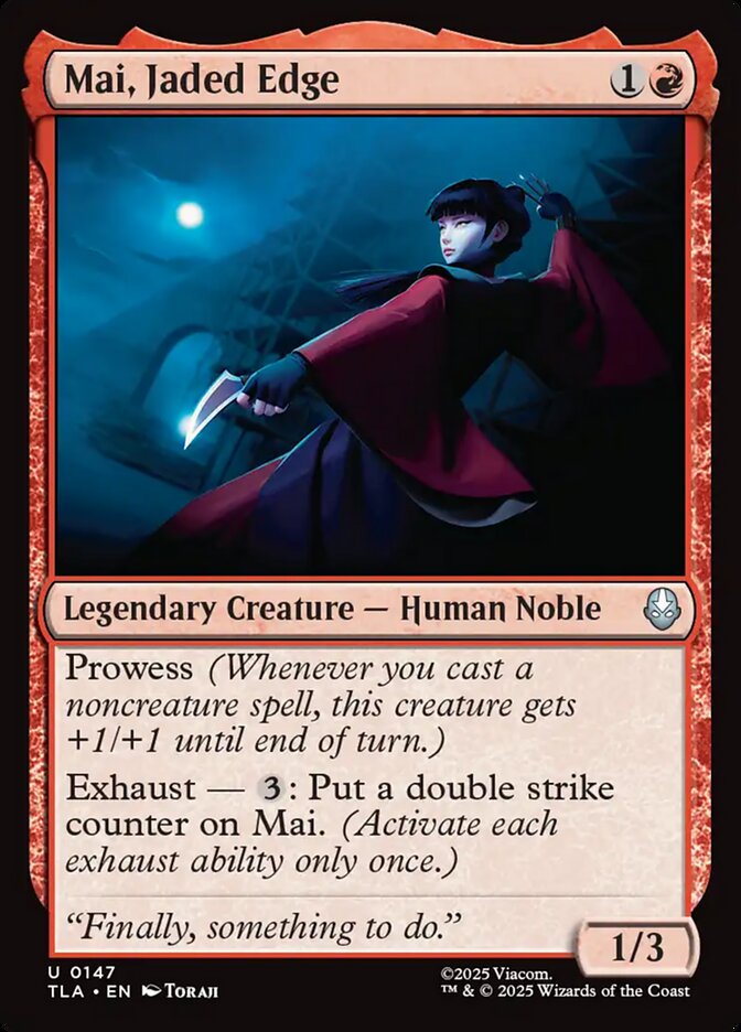 Mai, Jaded Edge 147 (Avatar: The Last Airbender)  | Good Games Adelaide SA