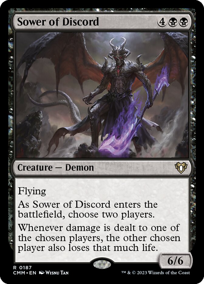 Sower of Discord 187 (Commander Masters)  - Foil | Good Games Adelaide SA