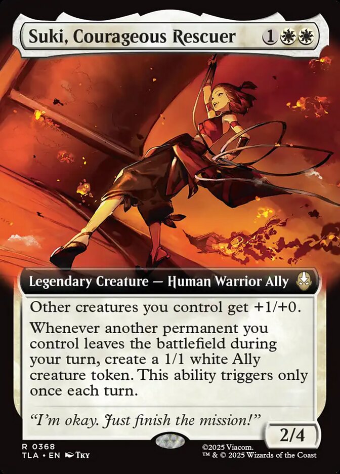 Suki, Courageous Rescuer 368 (Avatar: The Last Airbender)  | Good Games Adelaide SA