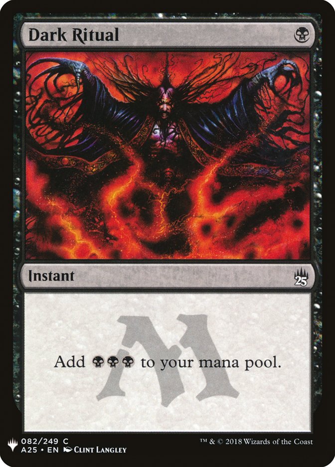 Dark Ritual 82 (The List Reprints)  | Good Games Adelaide SA