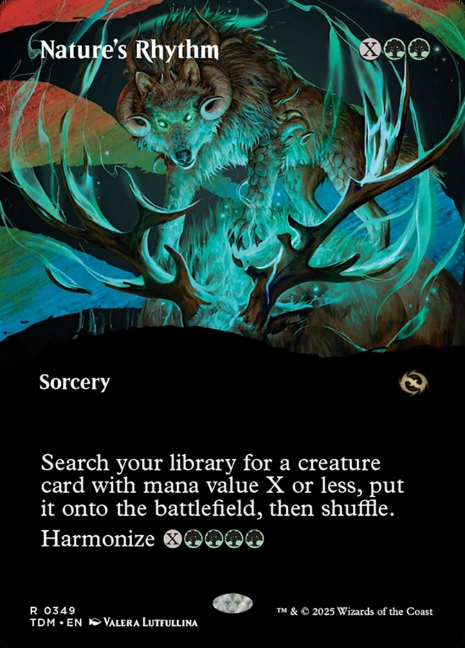 Nature's Rhythm 349 (Tarkir: Dragonstorm)  | Good Games Adelaide SA