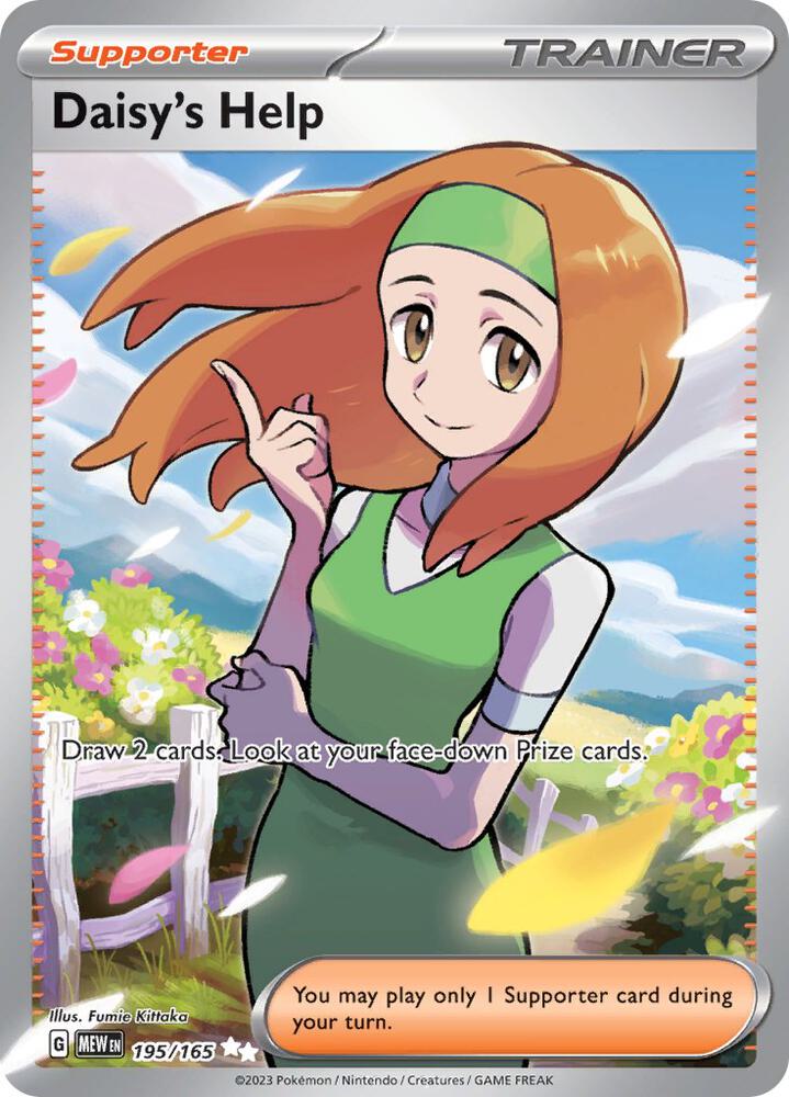 Daisy's Help 195/165 (SV: Scarlet & Violet 151)  - Holofoil | Good Games Adelaide SA
