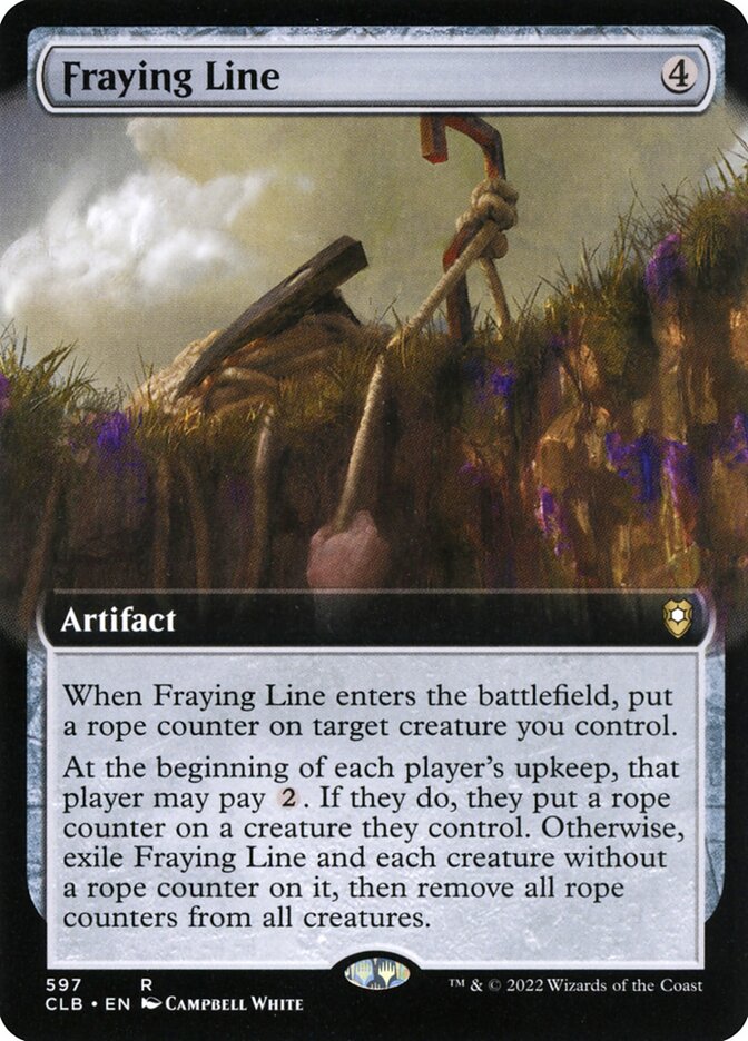 Fraying Line 597 (Commander Legends: Battle for Baldur's Gate)  - Foil | Good Games Adelaide SA