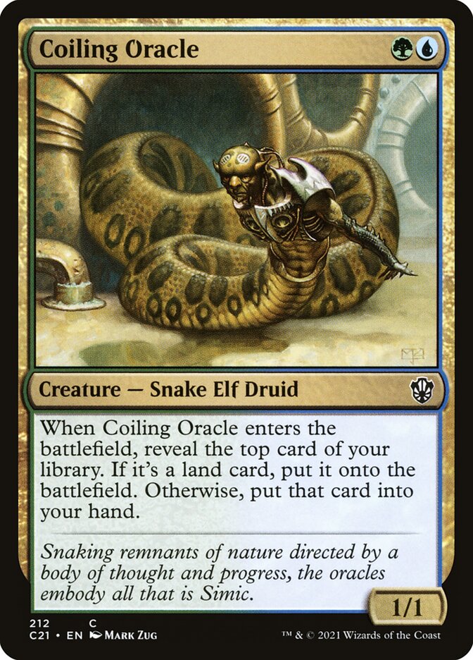 Coiling Oracle 212 (Commander 2021)  | Good Games Adelaide SA