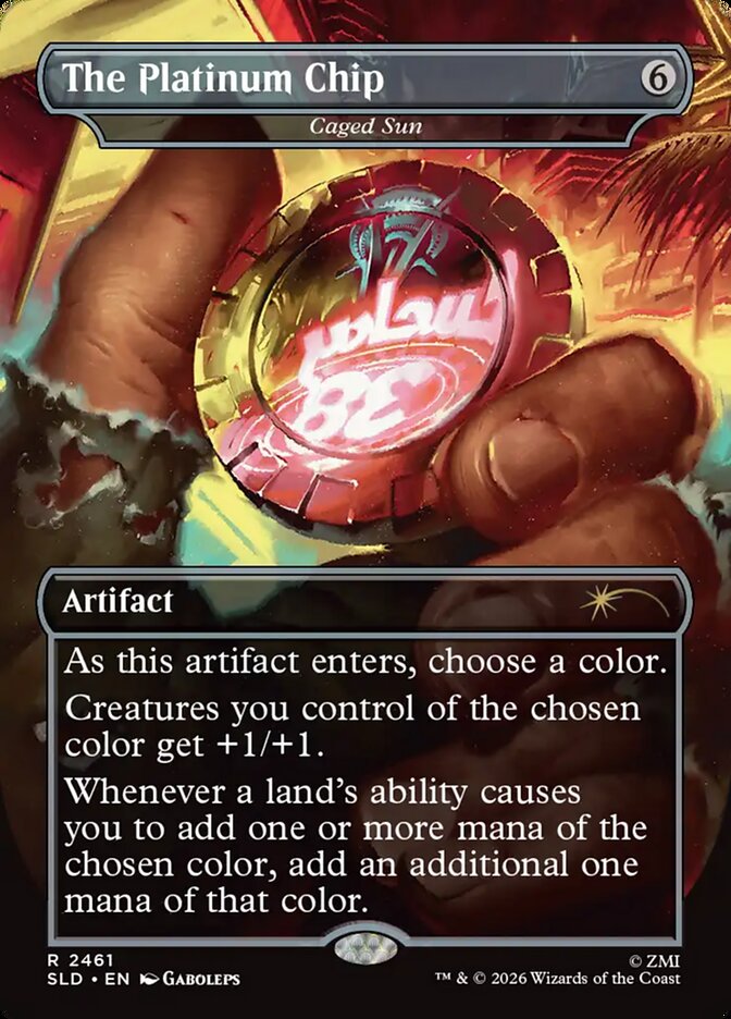 Caged Sun 2461 (Secret Lair Drop Series)  - Foil | Good Games Adelaide SA