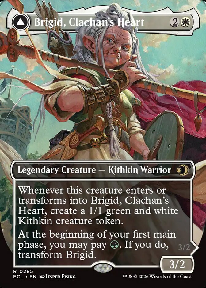 Brigid, Clachan's Heart // Brigid, Doun's Mind 285 (Lorwyn Eclipsed)  | Good Games Adelaide SA