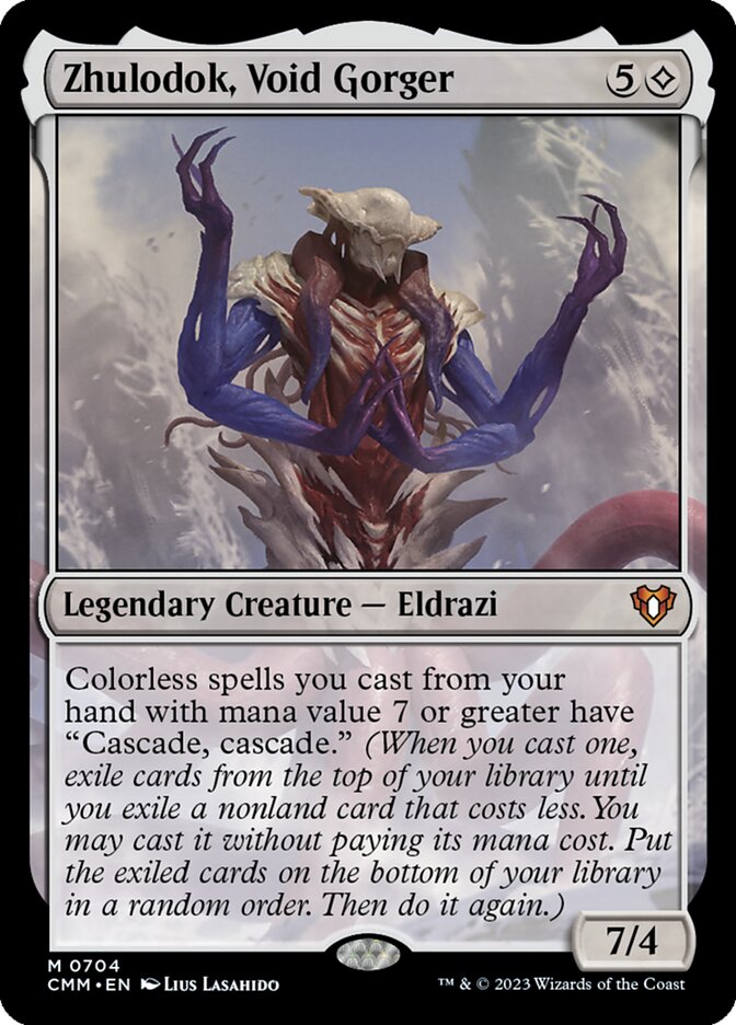 Zhulodok Void Gorger 704 (Commander Masters)  - Foil | Good Games Adelaide SA