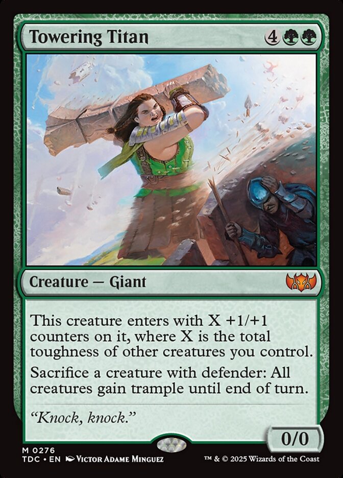 Towering Titan 276 (Commander: Tarkir: Dragonstorm)  | Good Games Adelaide SA