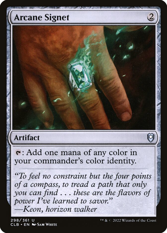 Arcane Signet 298 (Commander Legends: Battle for Baldur's Gate)  | Good Games Adelaide SA