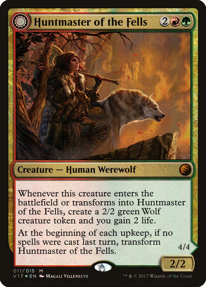Huntmaster of the Fells // Ravager of the Fells 11 (From the Vault: Transform)  - Foil | Good Games Adelaide SA