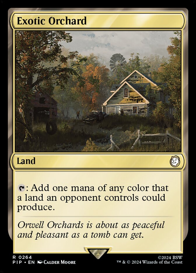 Exotic Orchard 264 (Universes Beyond: Fallout)  - Foil | Good Games Adelaide SA