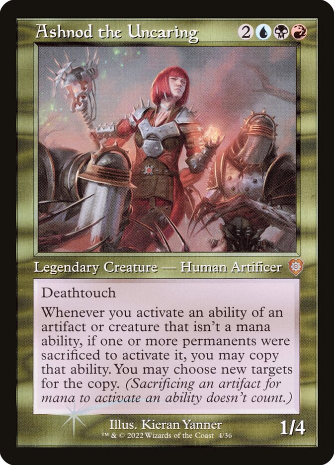 Ashnod the Uncaring 4 (Commander: The Brothers' War)  - Foil | Good Games Adelaide SA