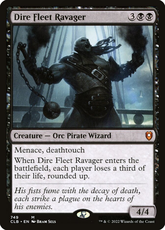 Dire Fleet Ravager 749 (Commander Legends: Battle for Baldur's Gate)  | Good Games Adelaide SA