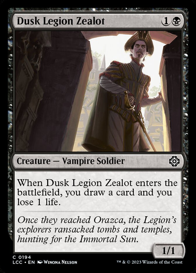 Dusk Legion Zealot 194 (Commander: The Lost Caverns of Ixalan)  | Good Games Adelaide SA