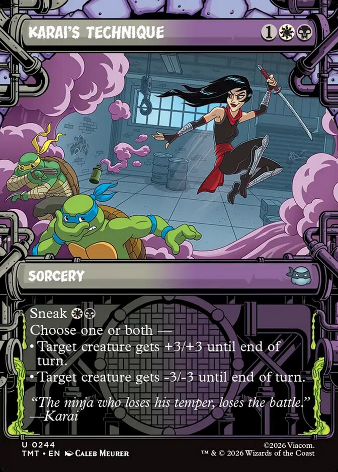Karai's Technique 244/260 (Teenage Mutant Ninja Turtles)  - Showcase | Good Games Adelaide SA