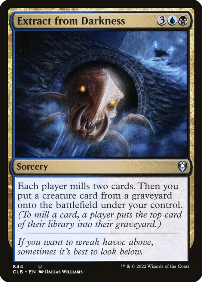 Extract from Darkness 844 (Commander Legends: Battle for Baldur's Gate)  | Good Games Adelaide SA