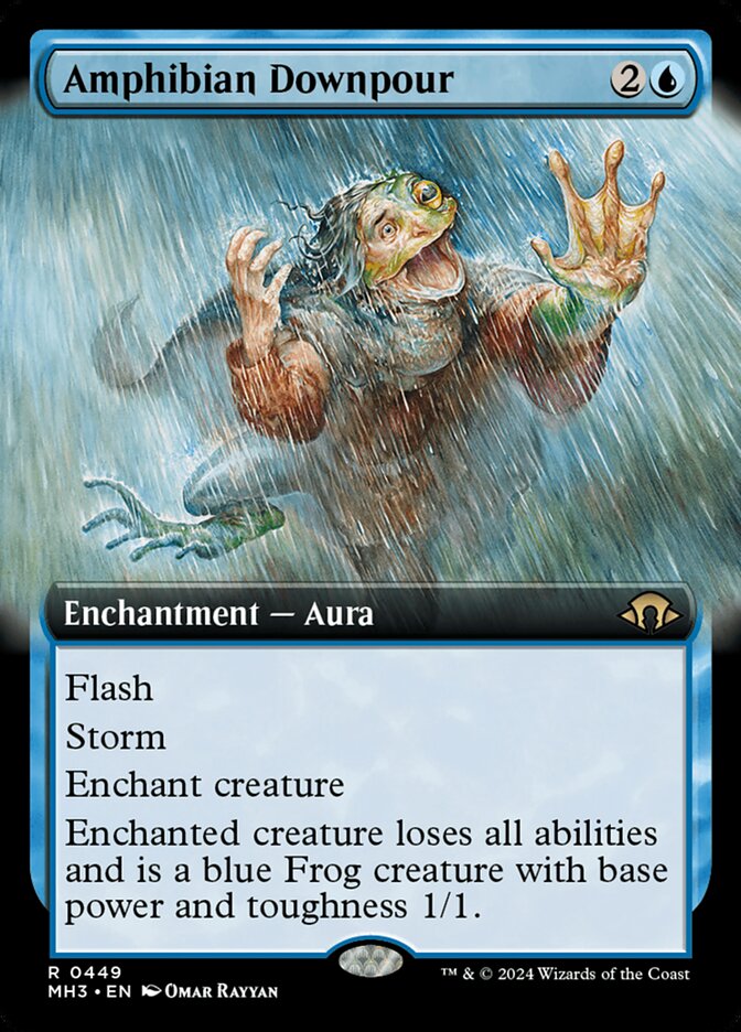Amphibian Downpour 449 (Modern Horizons 3)  - Extended Art Foil | Good Games Adelaide SA