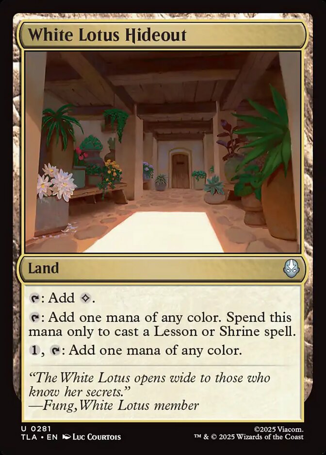 White Lotus Hideout 281 (Avatar: The Last Airbender)  | Good Games Adelaide SA