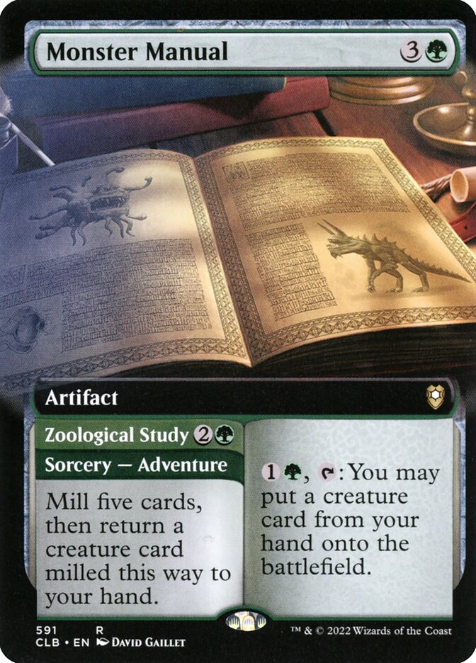 Monster Manual Extended Art 591 (Commander Legends: Battle for Baldur's Gate)  | Good Games Adelaide SA