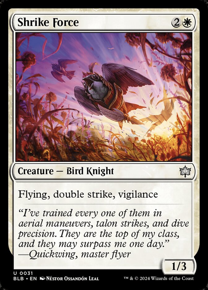 Shrike Force 31 (Bloomburrow)  - Foil | Good Games Adelaide SA