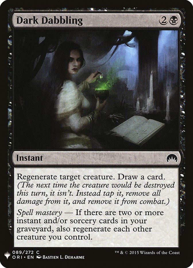 Dark Dabbling 89 (The List Reprints)  | Good Games Adelaide SA