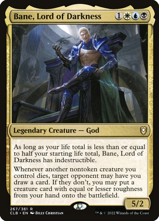Bane, Lord of Darkness 267 (Commander Legends: Battle for Baldur's Gate)  | Good Games Adelaide SA